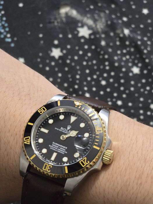 Rolex submariner two tone(без мин и сек стрелки РАБОЧИЕ в отличном)