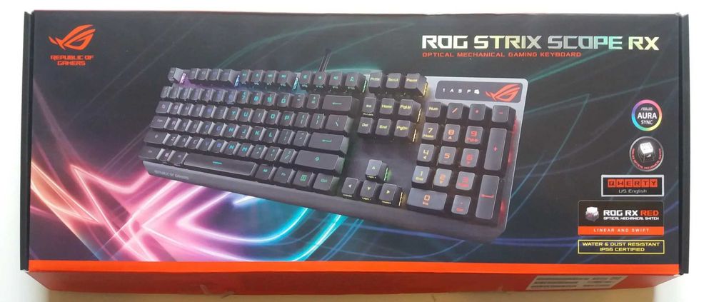 Tastatura Gaming Mecanica ASUS Rog Strix Scope RX USB Sigilat Garantie