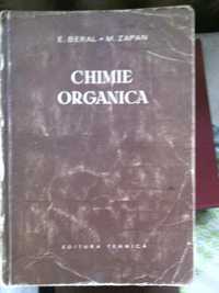 Chimie organica de E. Beral, M. Zapan, carte veche 60 ani