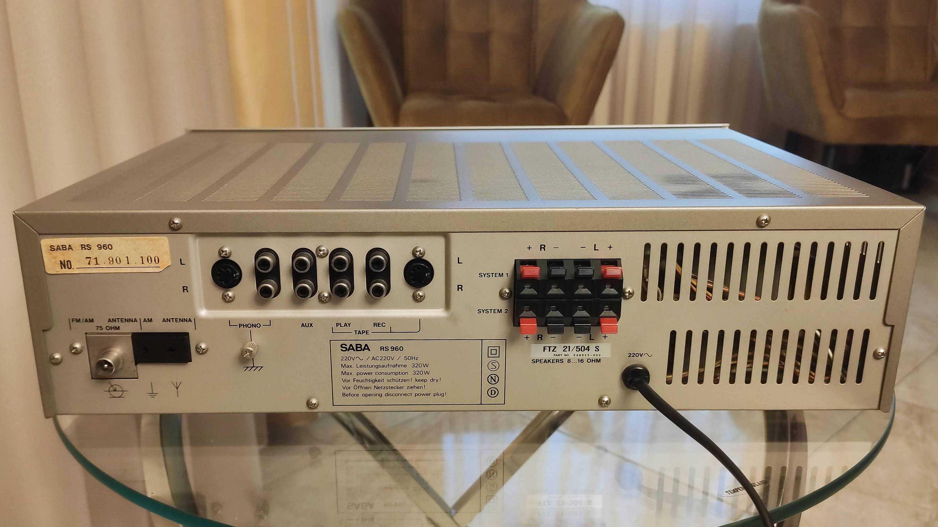 Saba RS 960 Quartz Synthesizer Receiver