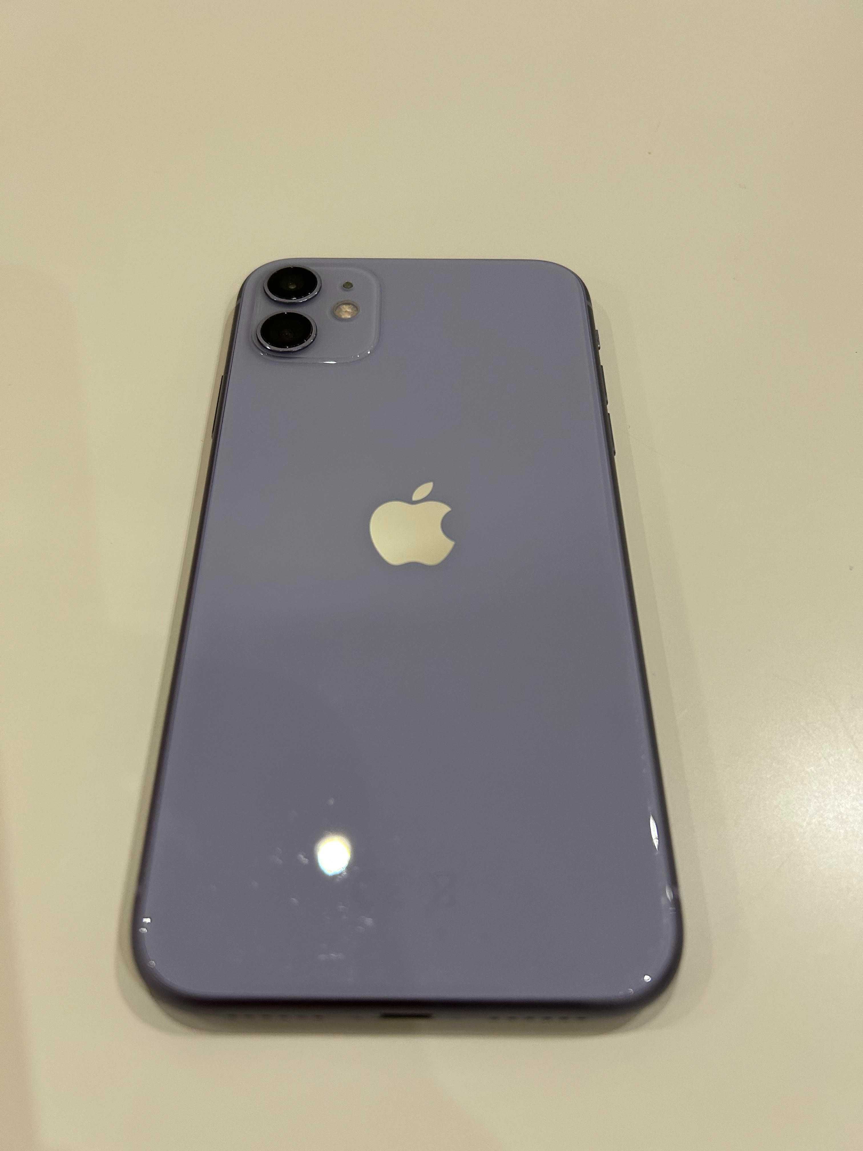 Iphone 11 Purple 64 GB, second in stare foarte buna
