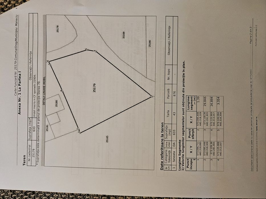 Vânzare teren  Cheia, Maneciu,Prahova