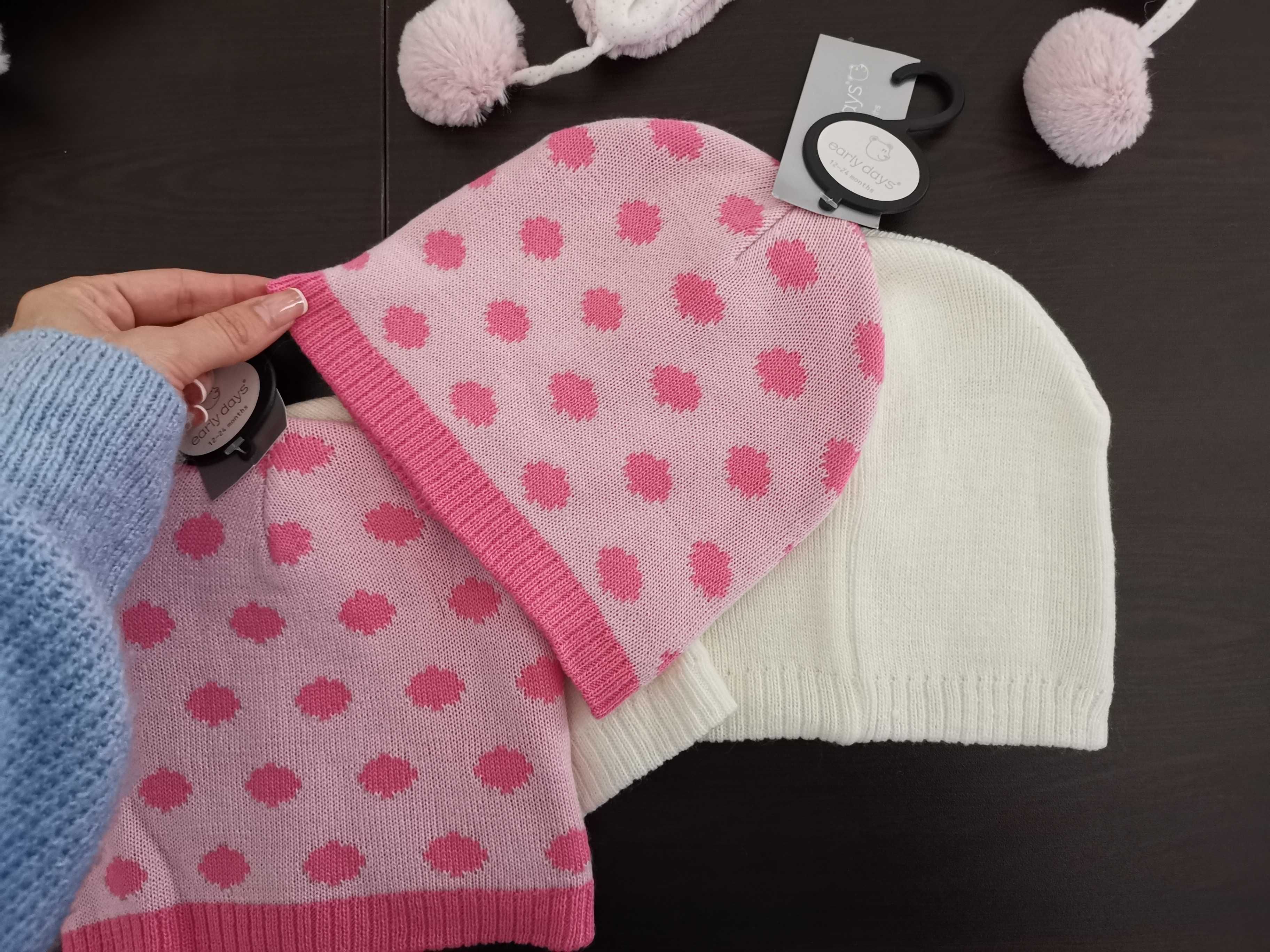 Бебешки зимни комплекти шапка с ръкавици