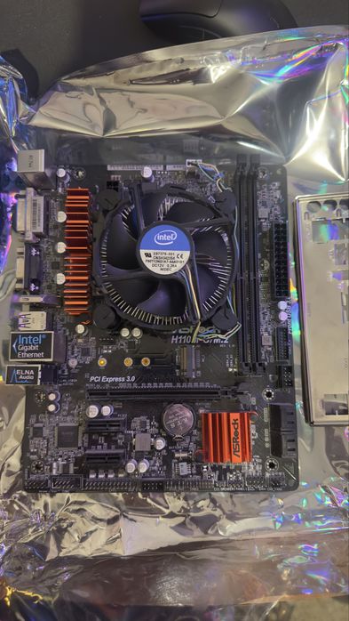 intel core i5-6600k + ASRock h110m-G
