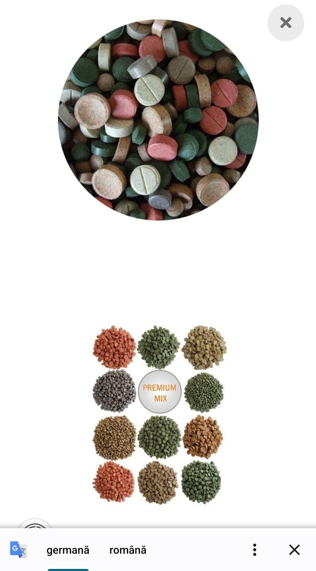 Spirulina usturoi, 100%,cuburi artemia, tubifex ,pesti acvariu,creveti