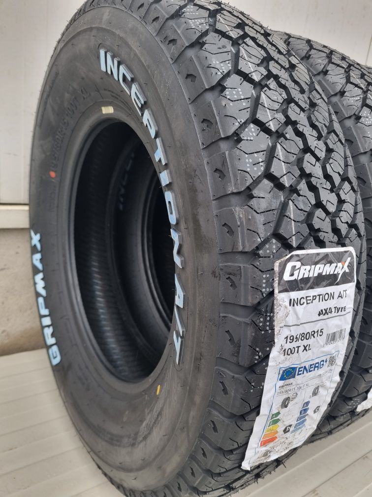 195/80 R15, 100T XL, GRIPMAX Inception A/T, Anvelope All Season M+S