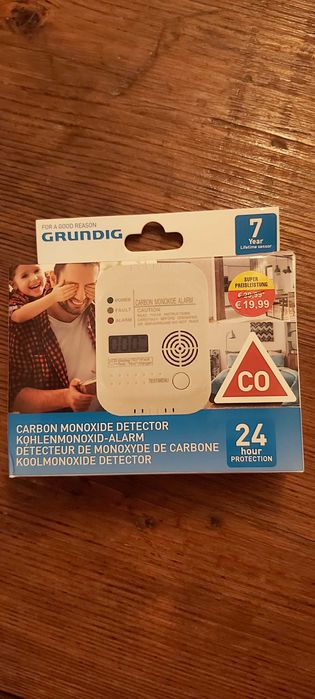 Detector monoxid de carbon marca GRUNDIG Germania