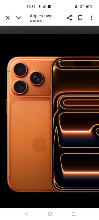 iPhone 17 pro Orange cosmic . Nou sigilat