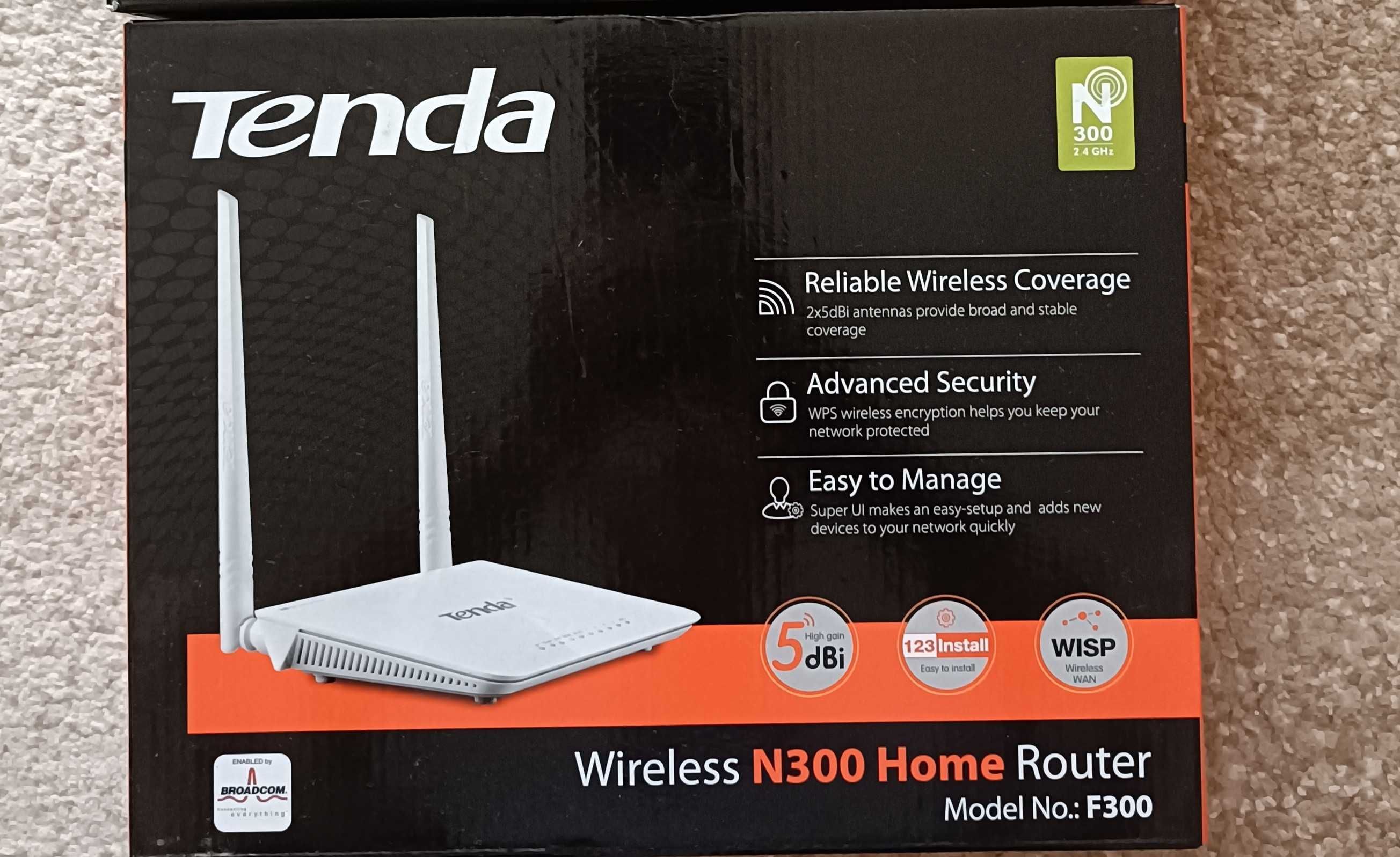 Router Tenda F300 - 2 antene