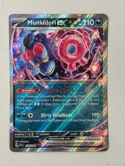Pokémon cards - Meowth& Munkidori ex