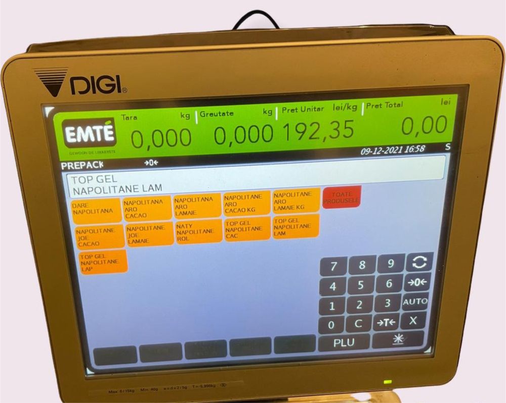 Cantar cu etichetare etichete DIGI SM 5500EV