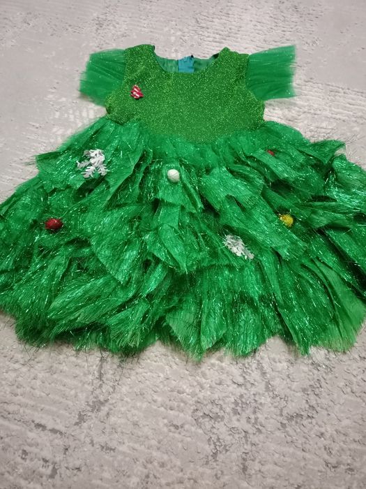 Новогоднее платье ёлочка