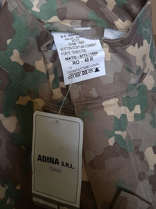 Tinuta combat  46.1, 48.1, 48.3,  48.2, 50.0, 50.1, 50.2, 54.1, 54.2