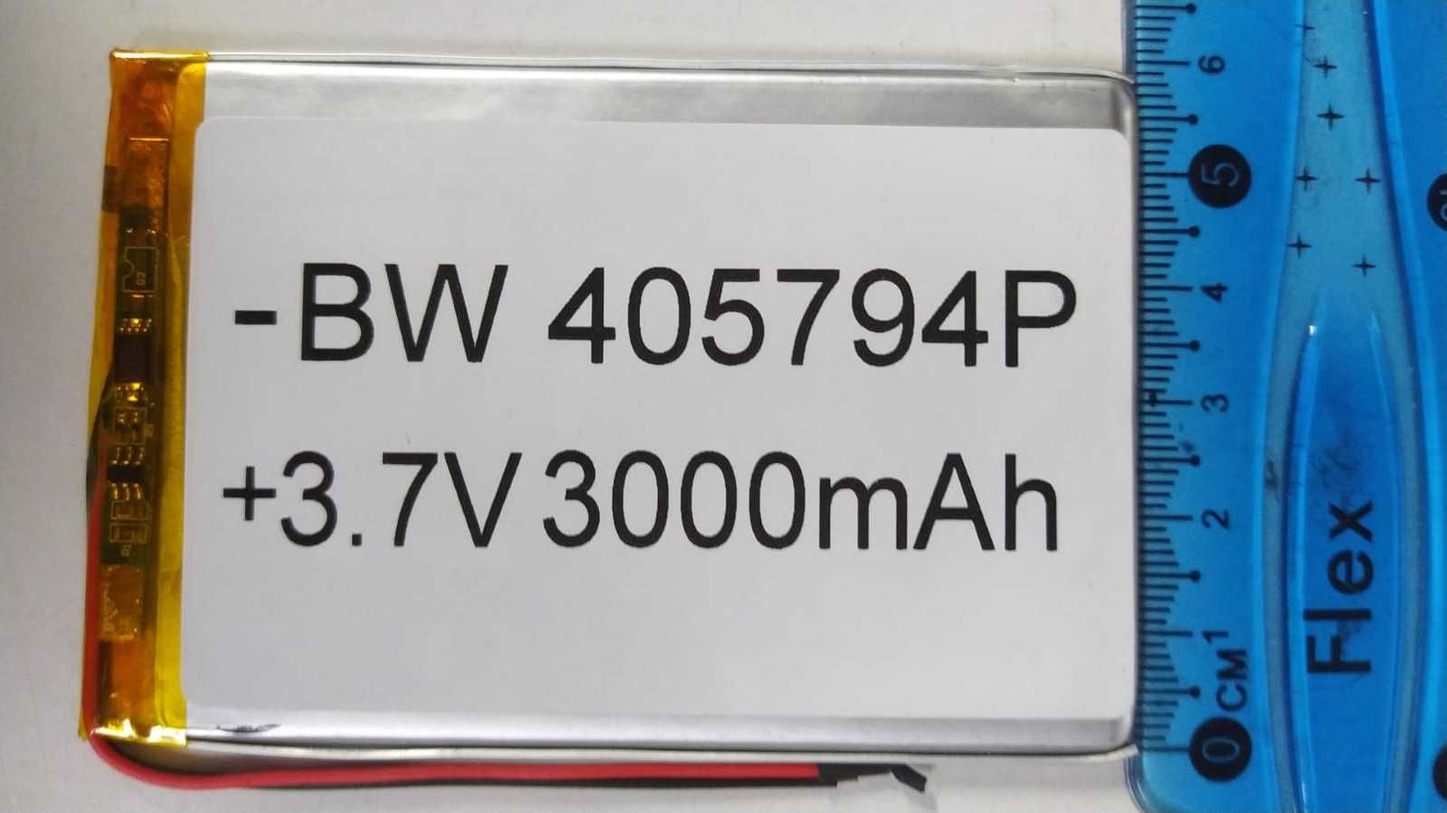 Литий-полимерный аккумулятор BW405794P (90X59X4mm) 3,7V 3000 mAh