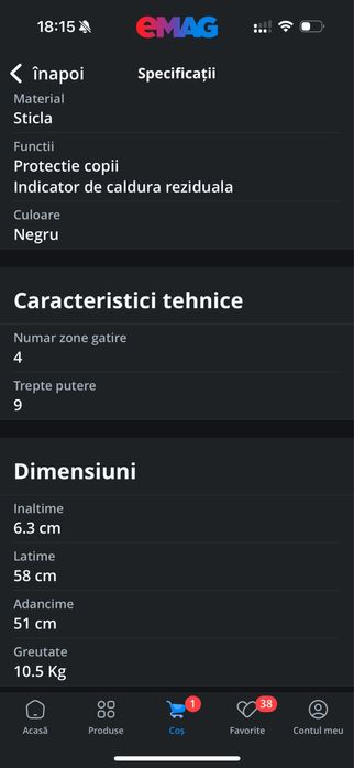 Plita incorporabila SAMUS, 60 cm, 4 zone, 7000 W, sticla ceramica