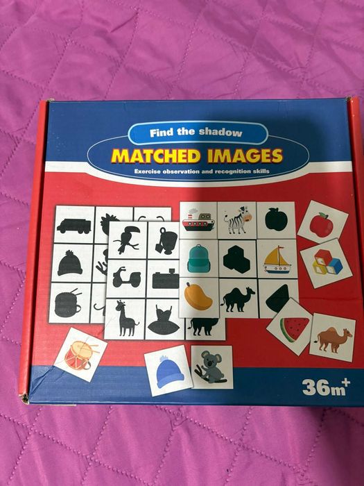 Joc educativ pentru copii – Find the Shadow, Matched Images