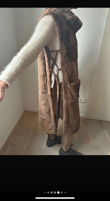 Blană naturală model Jean Paul Gaultier