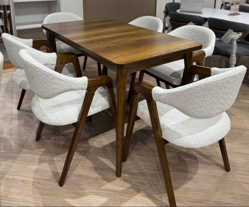 Стол  стулья  6/1