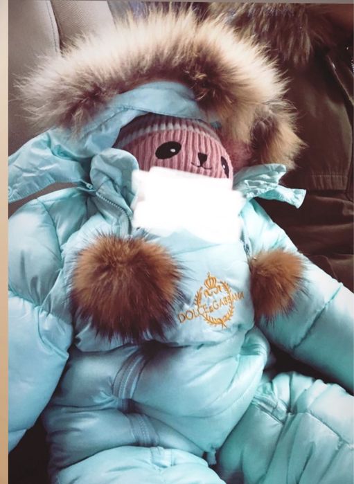 Детский пуховик на 1-2 лет