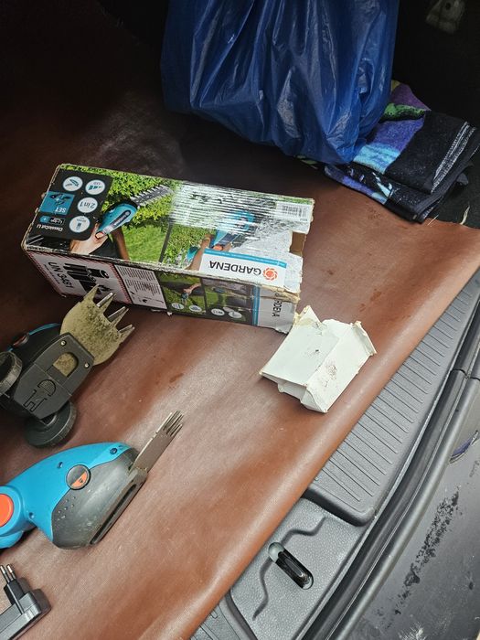 Gardena Set 2 Foarfeca de tuns gazon/plante gardena  pe acumulator