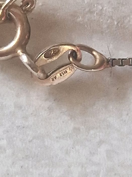 Колие 925 с позлата