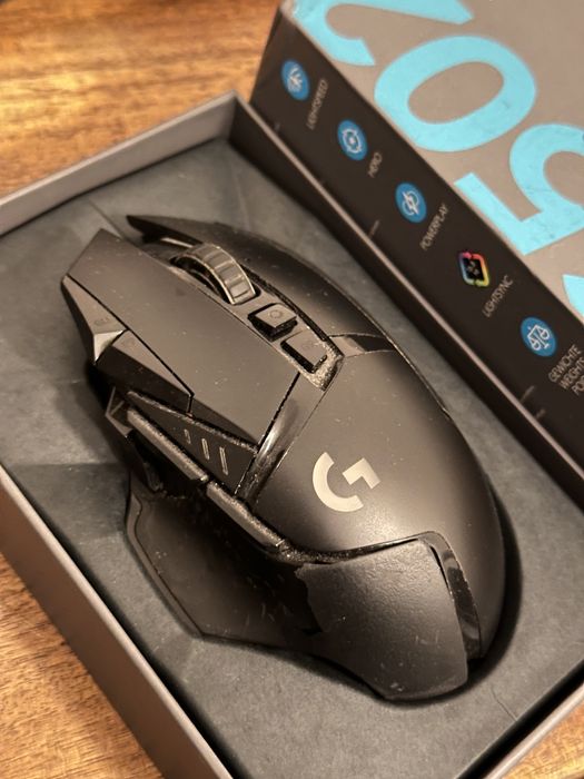 Logitech G502 без безжичен адаптер