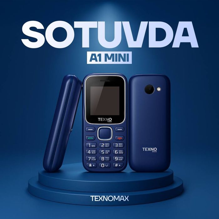 Texno max A1 mini yil garantiya dastafka tekin 1 soatda