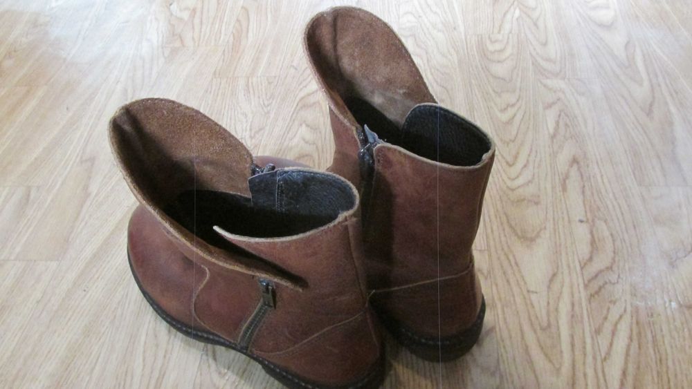 MANAS     Оригинални , Яки , Кожени  Ботуши  - Дамски   №   36