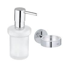Accesorii baie Grohe Essentials: suport prosop, sapun, bara dus, etc.