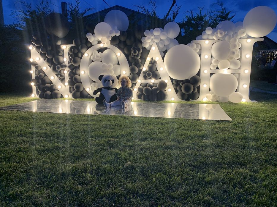 Decor Litere volumetrice - nunta -botez - party -photo corner -baloane