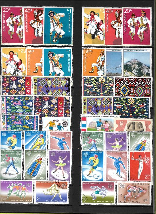 Invatare filatelie si relaxare super clasor cu timbre superbe