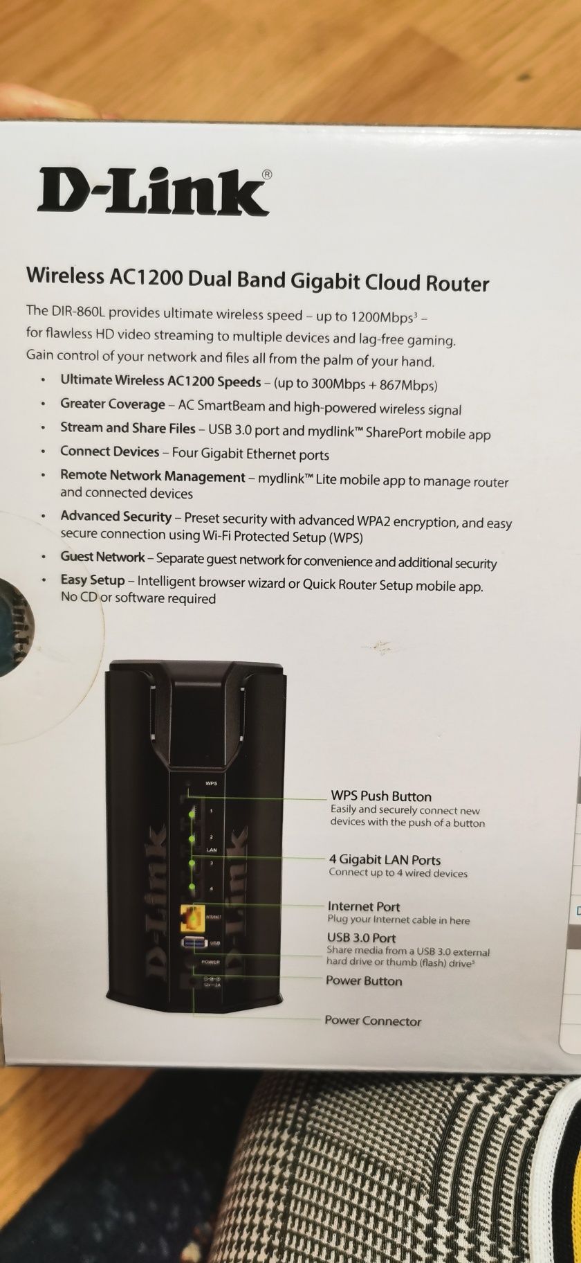 Ruter D-link wireless 1200 gigabit