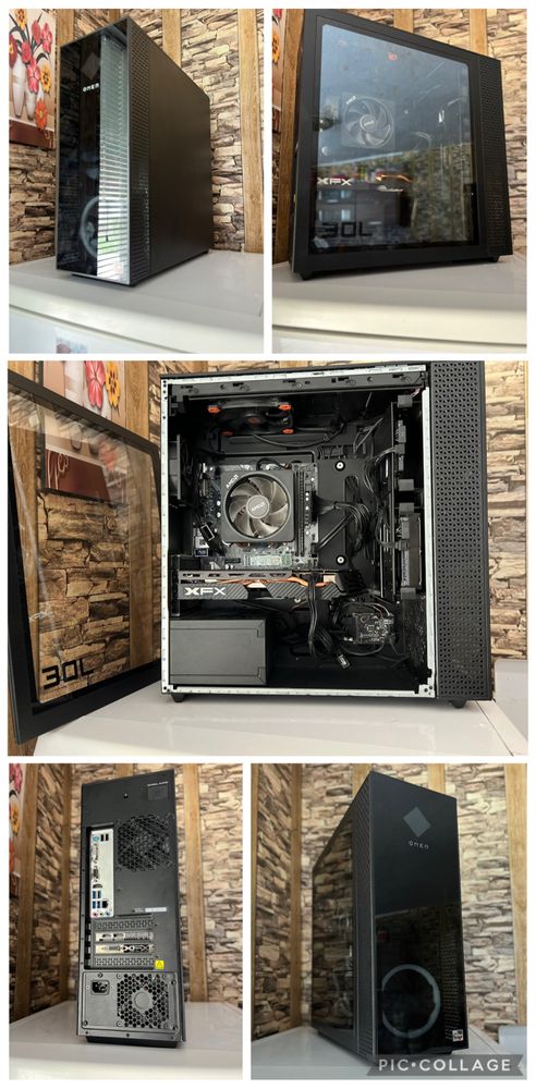 Геймърски Компютър / Ryzen 7 2700X / 16GB RAM / RX580 8GB / SSD