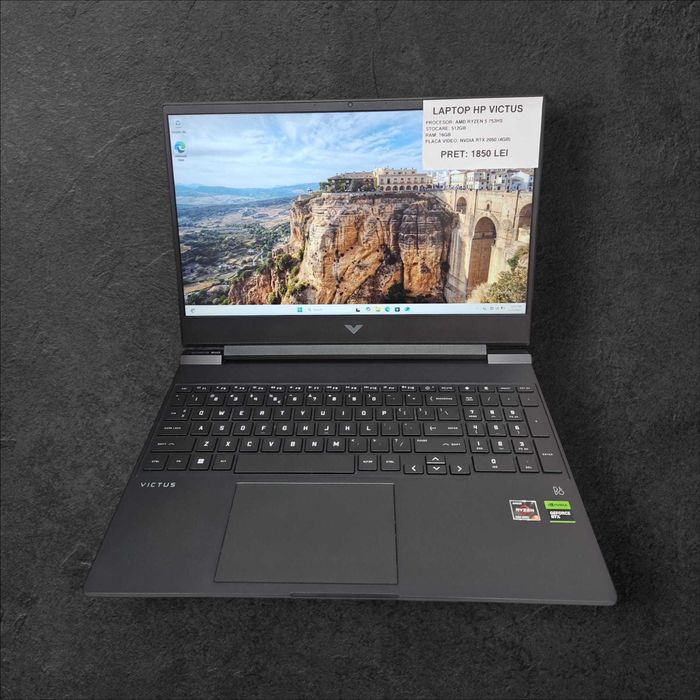 [7027] Laptop Gaming HP Victus AMD Ryzen 5 16RAM / Amanet Tulcea