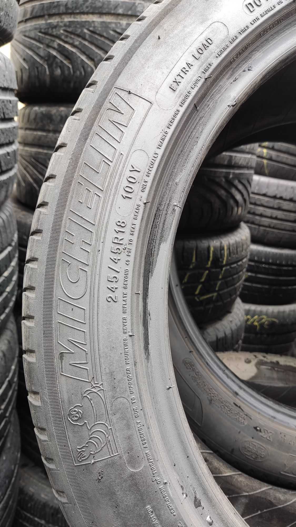 2бр летни гуми 245/45/18 Michelin Primacy 3, ZP , rft
5.9mm грайфер
