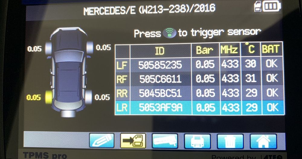 Senzori presiune originali mercedes e class w213 CLS W257 TMPS RDKS