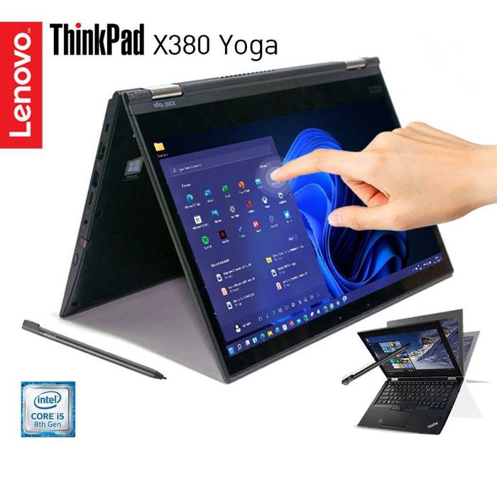 Таблет и Лаптоп 2в1 Lenovo ThinkPad Yoga X380-i5-8350U/RAM16GB/SSD256G