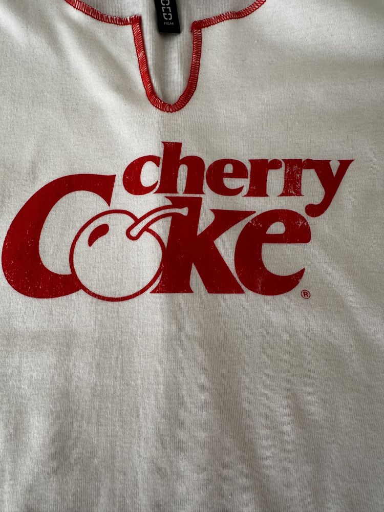 H&M cherry coke top