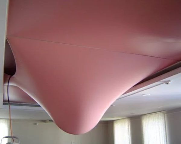 Ремонт натяжных потолков слив воды с натяжного потолка 100% гарантия