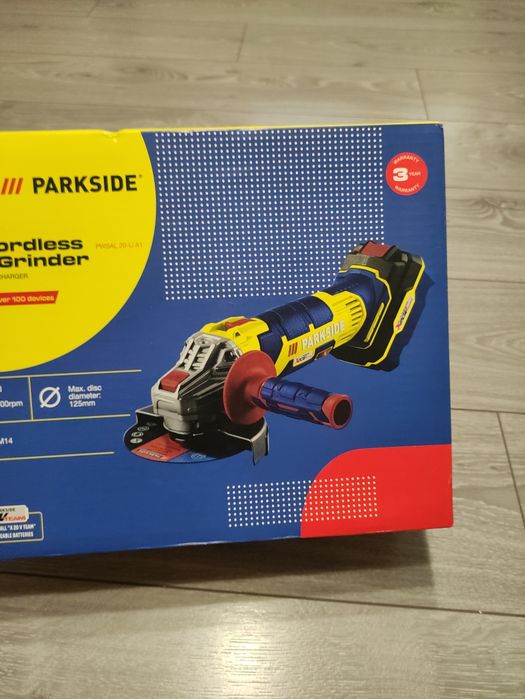Flex polizor unghiular Parkside pe baterie de 20 V editie speciala