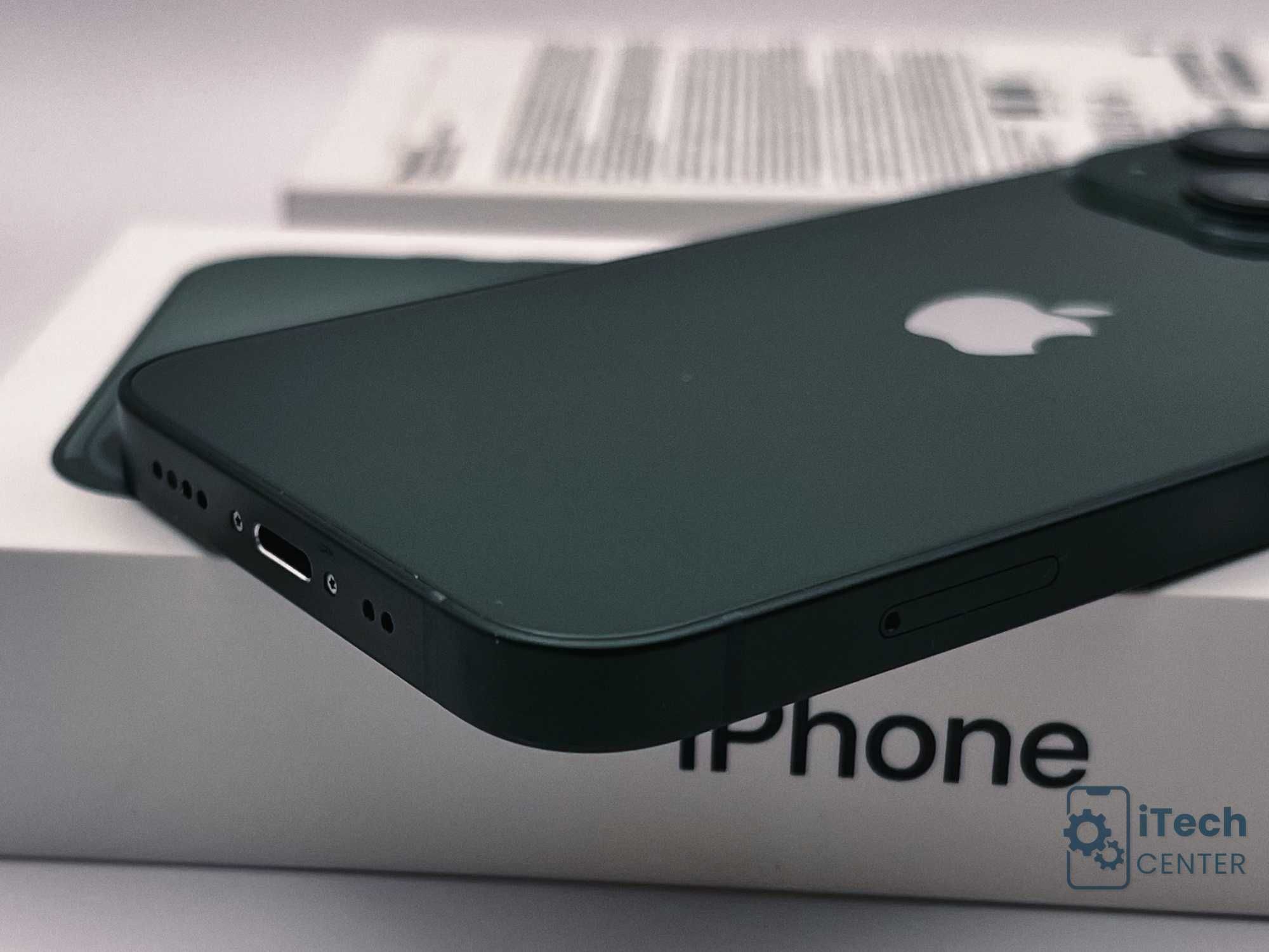 iPhone 13 mini, 128GB, Green, 100% батерия, КАТО НОВ, 1г. ГАРАНЦИЯ!