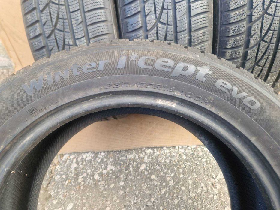 4 броя Hankook R18 235/55
Зимни гуми 
DOT3716