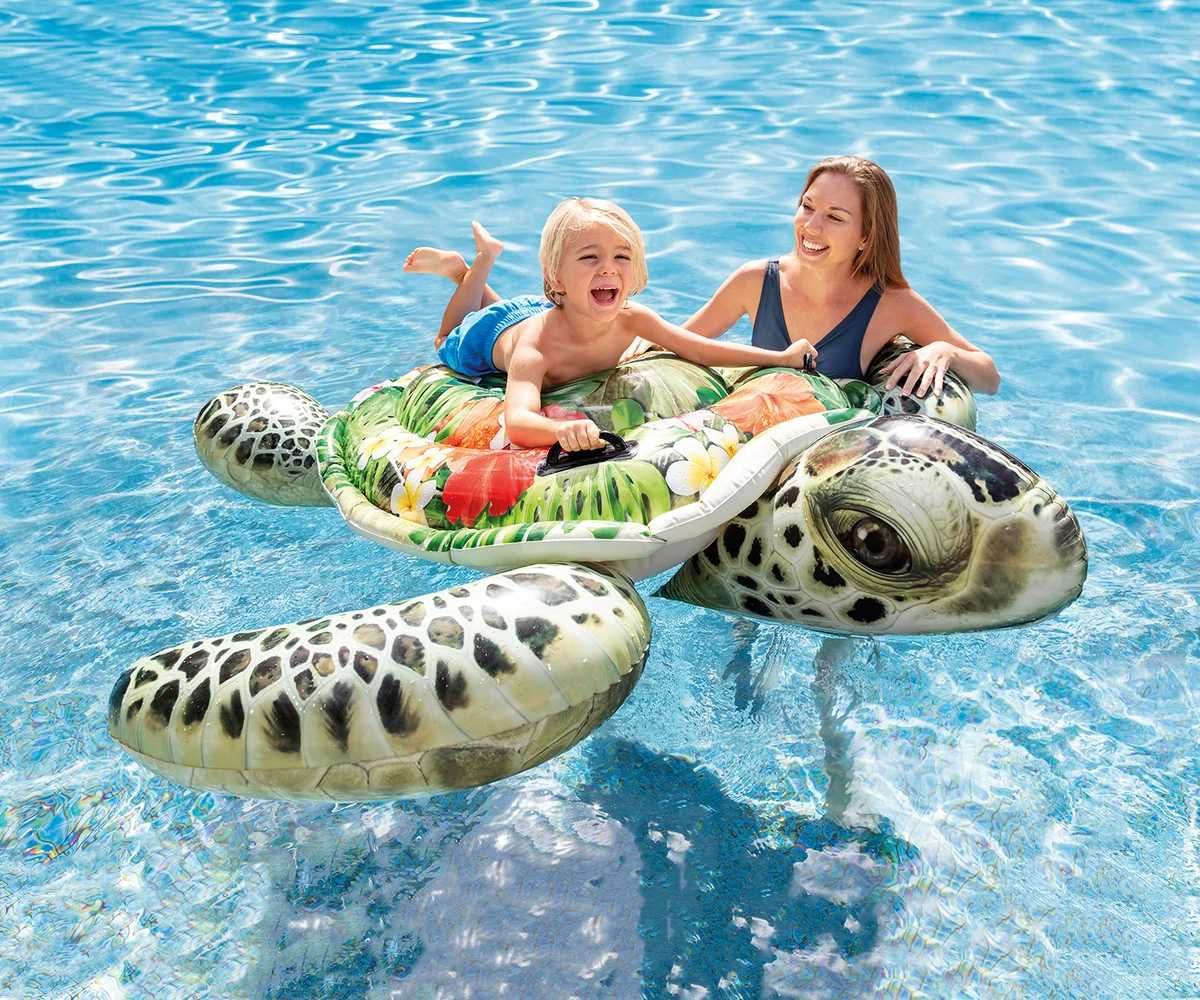 Надуваема играчка Костенурка INTEX 191 х 170 см, Turtle Ride-on