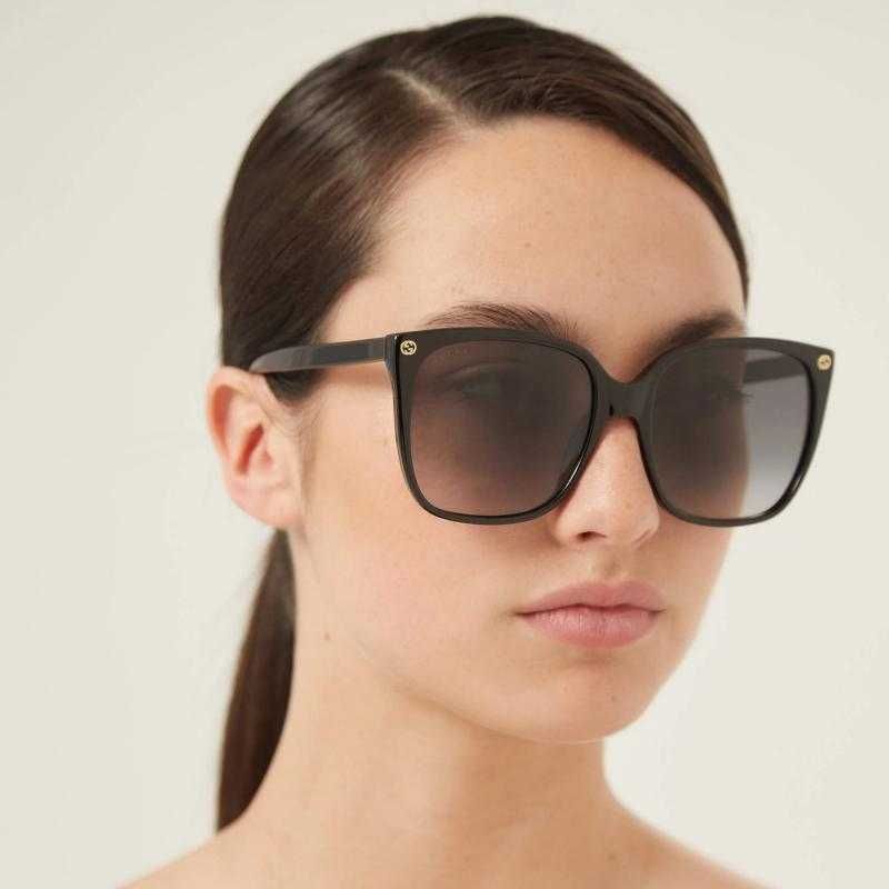 Ochelari de soare Originali Designer Gucci Negri cod model GG0022S 001