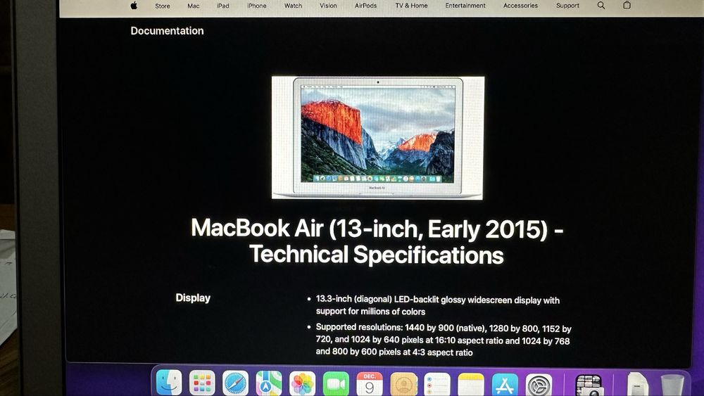 Macbook Air 13 Early 2015