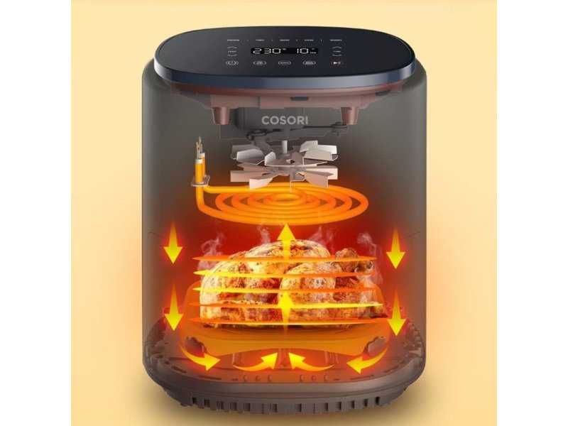 Еър Фрайър COSORI Lite CAF-LI401S 3.8L – Интелигентно и Бързо Готвене