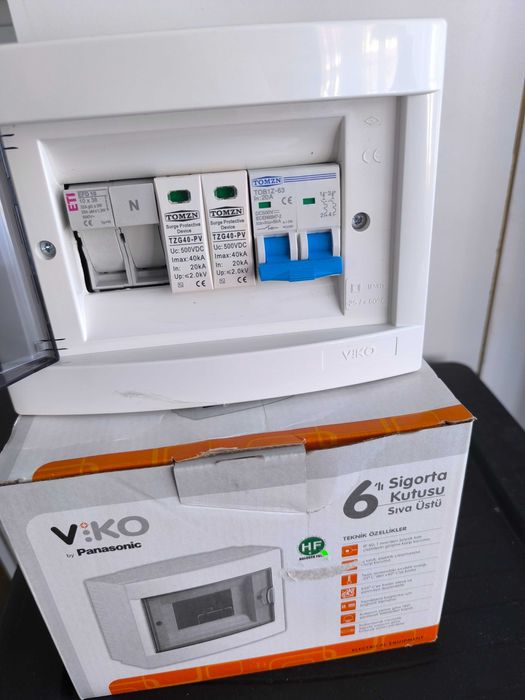 Tablou curent continuu pentru fotovoltaice