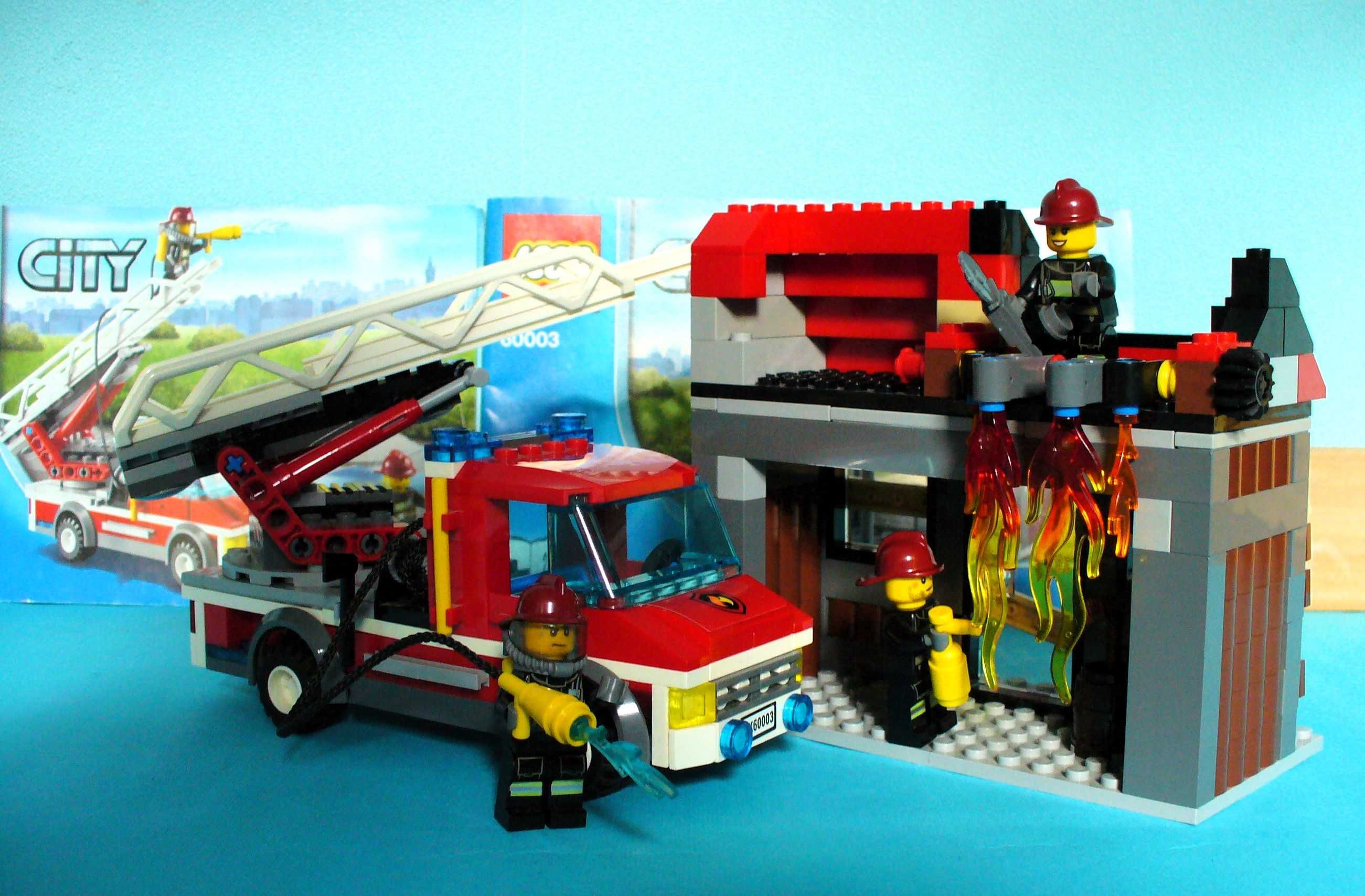 LEGO City 7208 Пожарна команда+автопарк модели 60001, 60003,7942, 4427