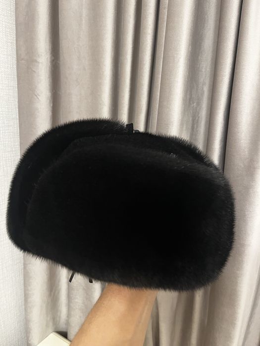 Шапка ушанка норковая! Новая!