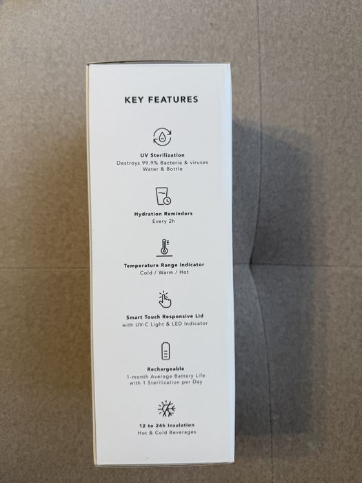 Sticla reutilizabila termos Noerden LIZ Smart Antibacteriană